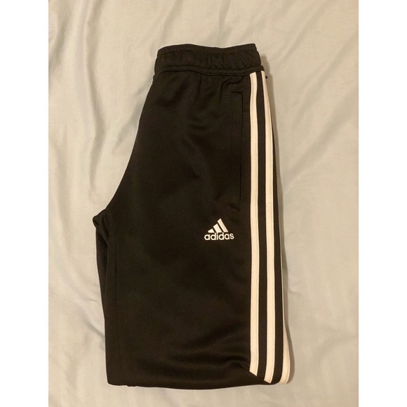 adidas Bottoms | Half Striped Adidas Pants | Poshmark